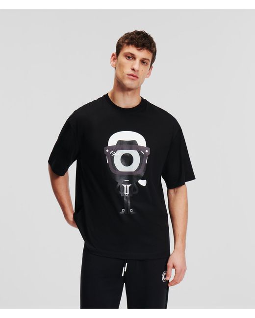 Karl Lagerfeld Black Kl X Darcel Disappoints T-shirt for men