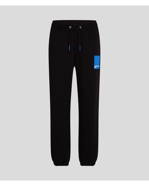 Karl Lagerfeld Klj Trainingshose Mit Box-Logo, Mann, Größe in Blue für Herren
