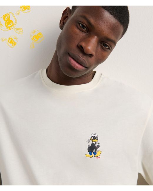 Karl Lagerfeld Disney X Kl T-Shirt Mit Initiale, Mann, Größe in Natural für Herren