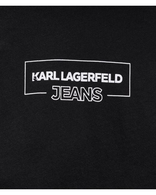 KL Jeans Black Outline Logo T-Shirt