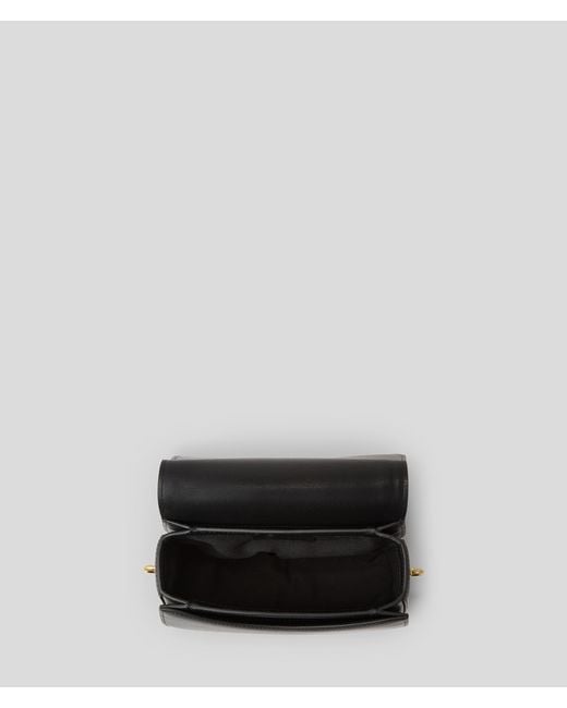 Karl Lagerfeld Black K/lock Medium Crossbody Bag