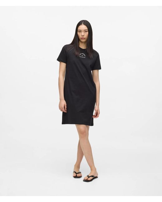 Karl Lagerfeld Black Rue St-Guillaume T-Shirt Dress