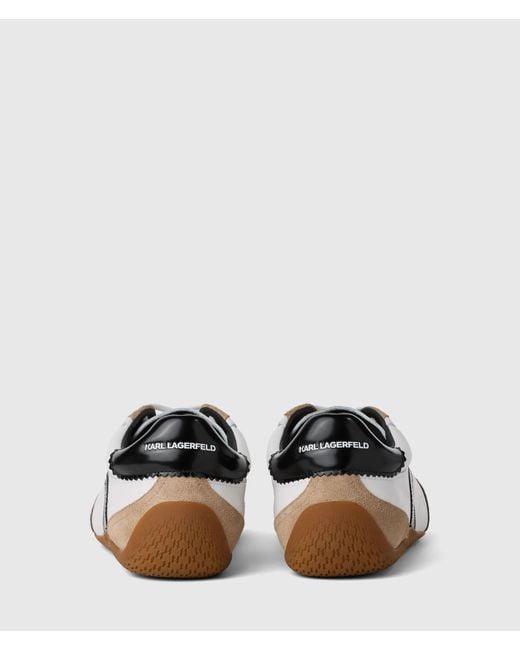 Karl Lagerfeld White Devon Low Sneakers for men