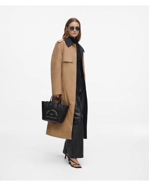 Karl Lagerfeld Black K/Daily Small Pocket Tote Bag