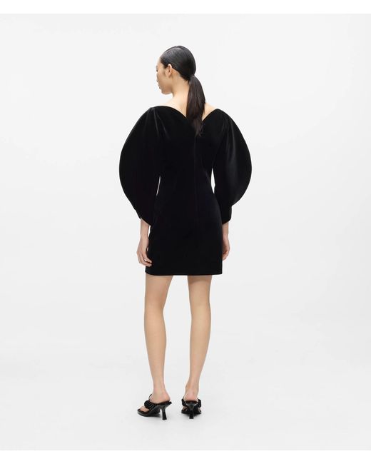 Karl Lagerfeld Black Kl Studio Cocoon Dress