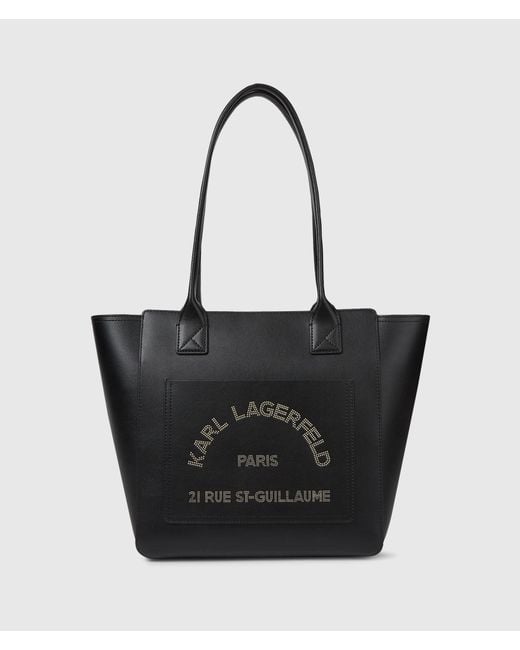Karl Lagerfeld Black K/Daily Medium Tote Bag