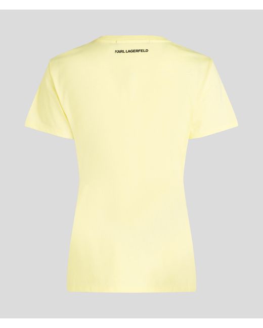 Karl Lagerfeld Yellow Karl Ikonik T-shirt