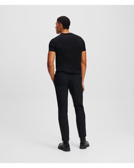 Karl Lagerfeld Blue Tailored Pants for men