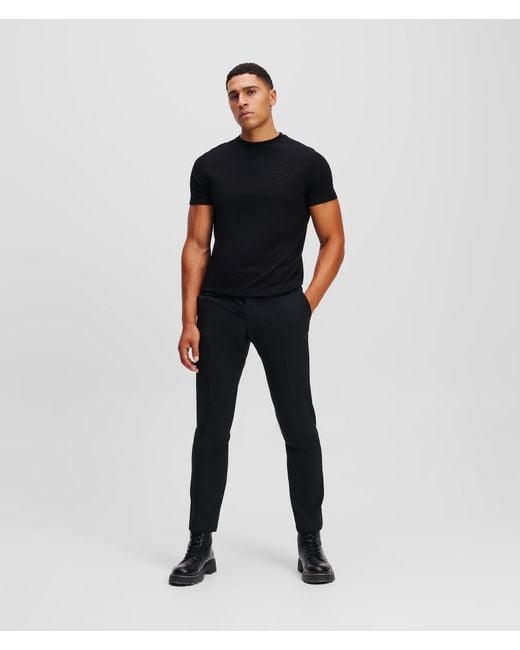 Karl Lagerfeld Blue Tailored Pants for men