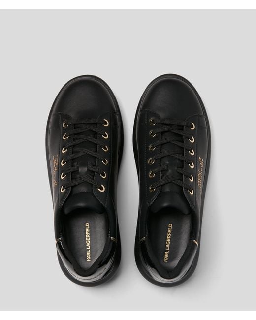 Karl Lagerfeld Black Kapri Rhinestone Sneakers