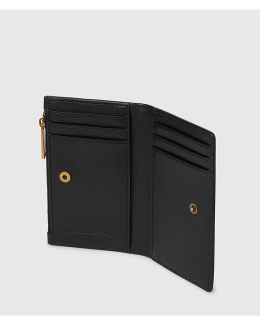 Karl Lagerfeld White K/Autograph Medium Bifold Wallet