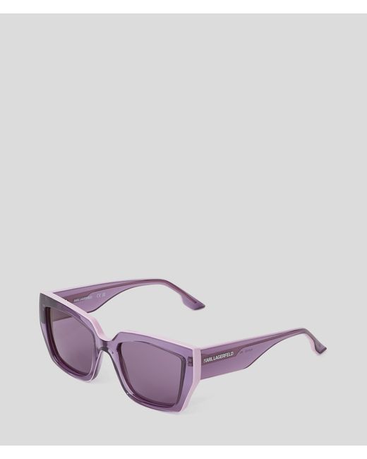 Karl Lagerfeld Purple Karl Logo Sunglasses