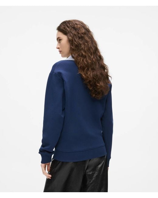 Karl Lagerfeld Blue Ikon V-Neck Sweatshirt