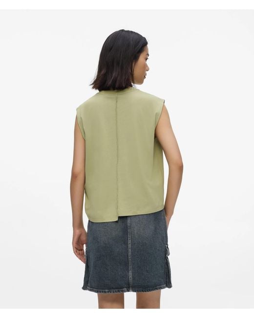 KL Jeans Green Seam Detail Tank Top