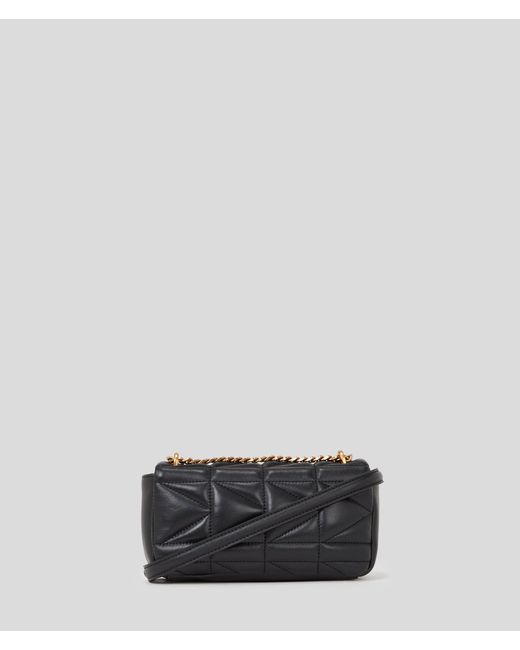 Karl Lagerfeld Black K/Kuilt Small Crossbody Bag