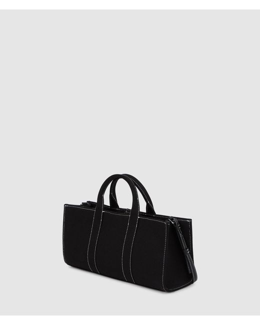 Karl Lagerfeld Black Rue St-Guillaume Elongated Tote Bag
