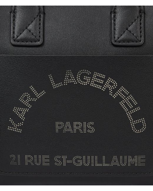 Karl Lagerfeld Black K/Daily Mini Pocket Tote Bag