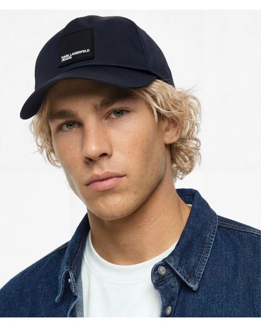 KL Jeans Blue Box Logo Cap for men