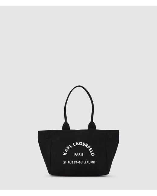 Karl Lagerfeld Black Rue St-Guillaume Transformable Tote Bag
