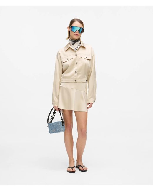 KL Jeans Natural Satin Cut-Out Jacket