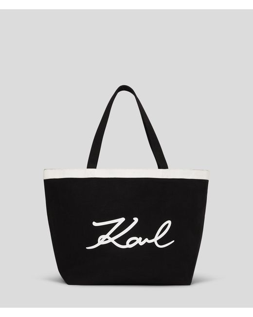 Karl Lagerfeld Black K/signature Shopper