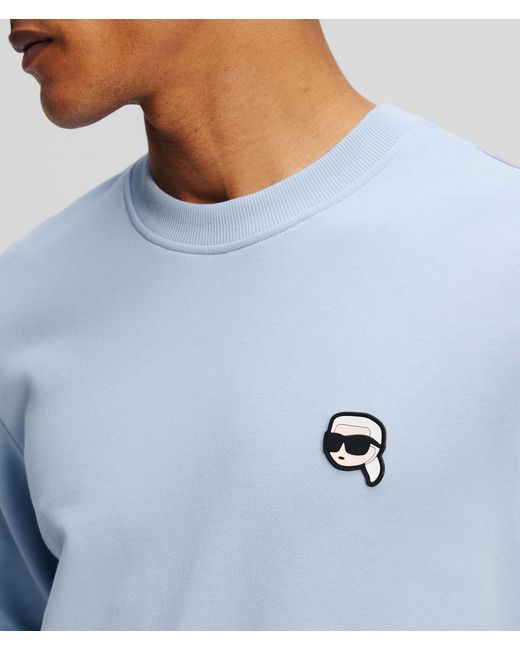 Karl Lagerfeld Blue Ikon Sweatshirt for men