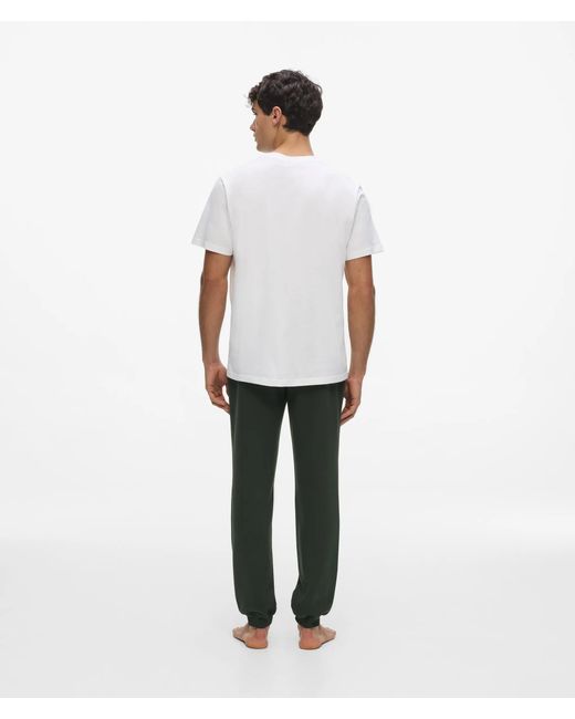 Karl Lagerfeld White Rue St-Guillaume Loungewear Pants for men