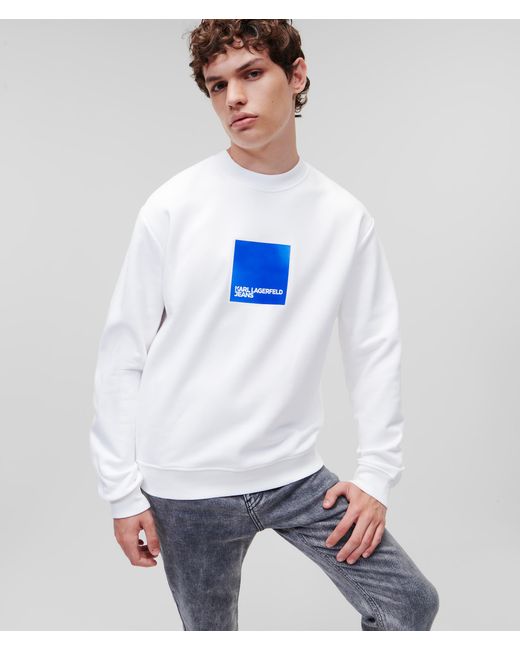 KL Jeans White Klj Sweatshirt for men