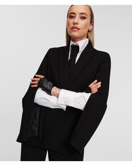 Karl Lagerfeld Black Punto Jacket