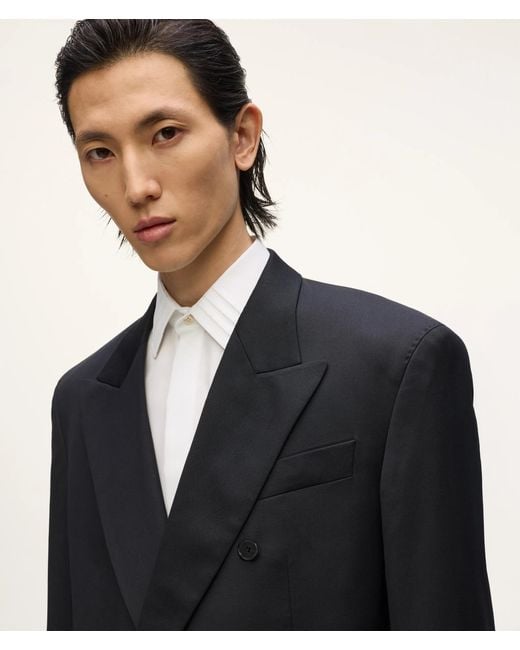 Karl Lagerfeld Blue Kl Studio Double-Breasted Blazer for men