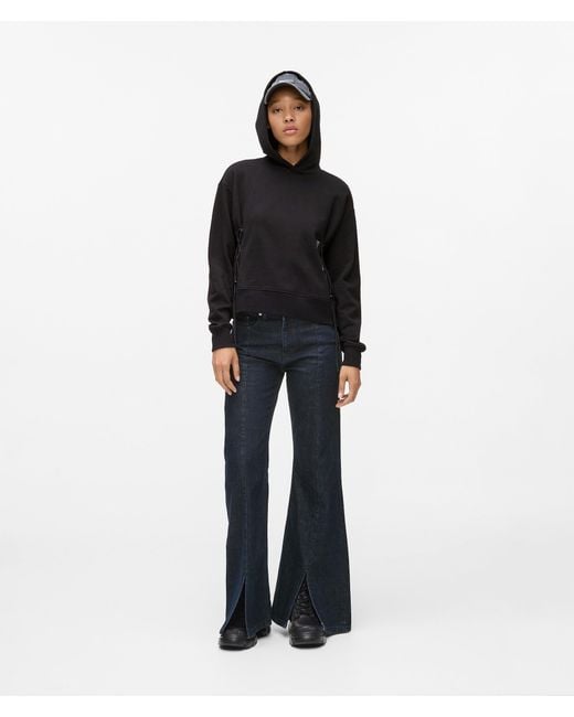 KL Jeans Black Split-Hem Flared Jeans