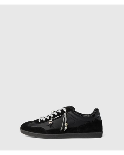 Karl Lagerfeld Black Kandidate Ikon Charms Sneakers