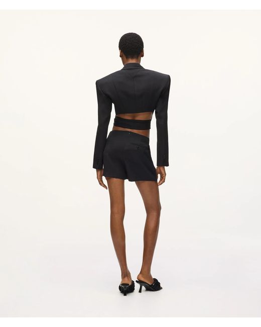 Karl Lagerfeld Black Kl Studio Mini Skort