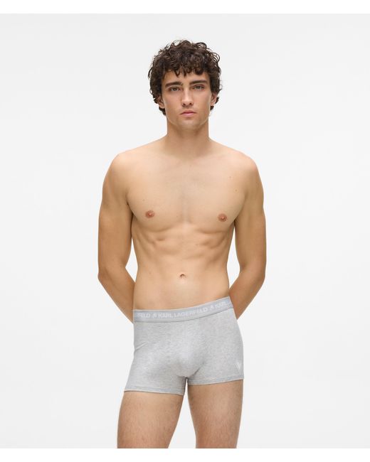 Karl Lagerfeld Multicolor Hearts Trunks – 3-Pack, Multicoloured for men