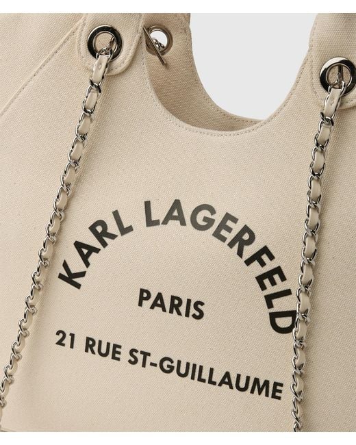 Karl Lagerfeld Natural Exclusive Rue St-Guillaume Chain Shopper