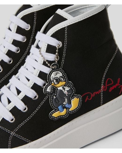 Karl Lagerfeld Black Disney X Kl Maxi Iv Sneakers