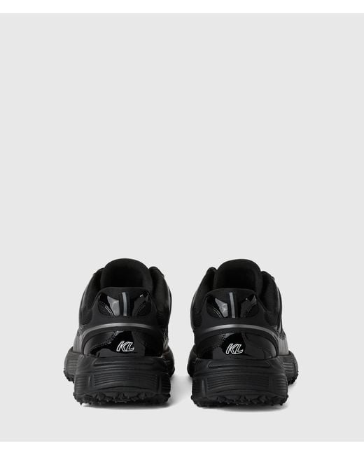 Karl Lagerfeld Black Orion Trail Low Sneakers for men