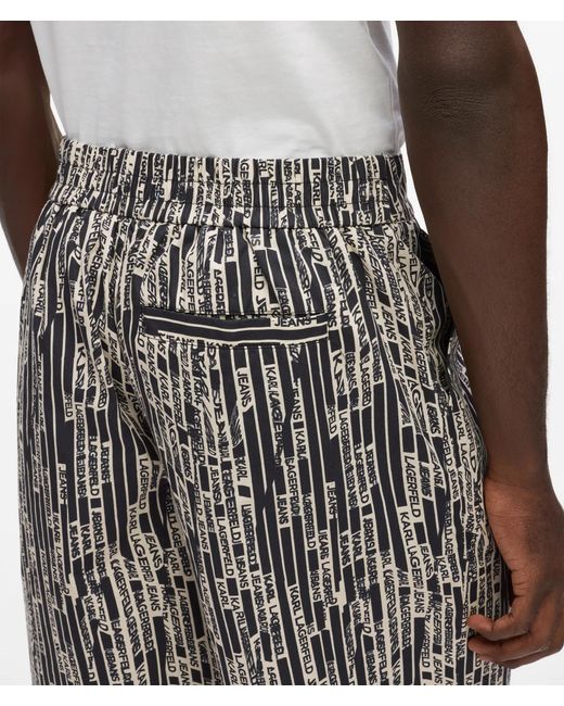 KL Jeans Multicolor All-Over-Print Shorts, Multicoloured for men