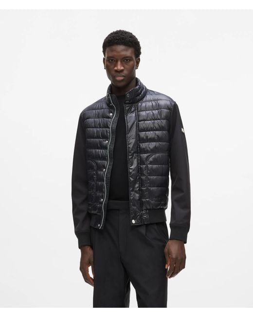 Karl Lagerfeld Black Padded Blouson Jacket for men