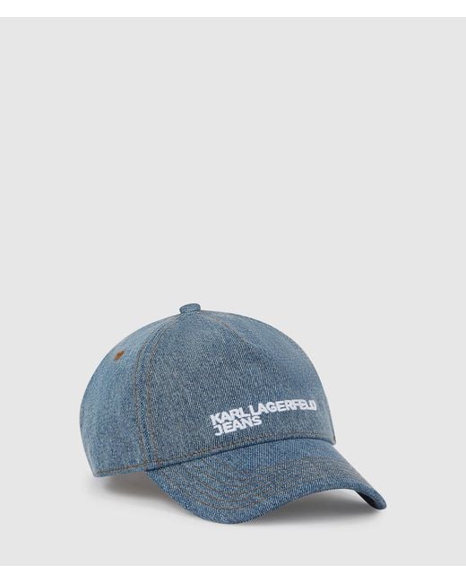 KL Jeans Blue Denim Logo Cap for men