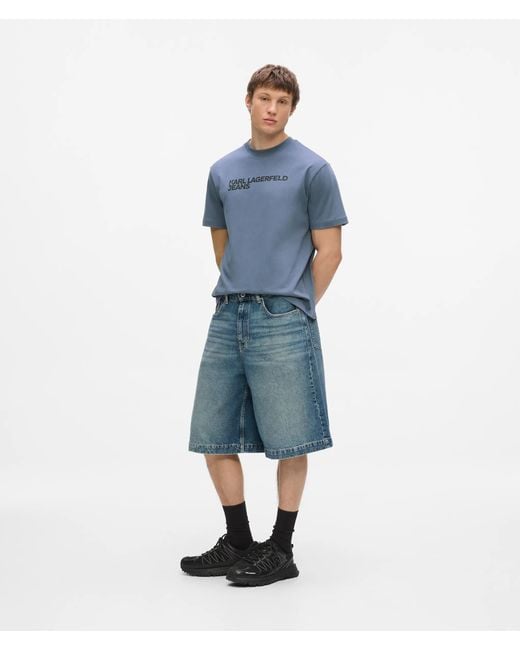 KL Jeans Blue Logo T-Shirt for men