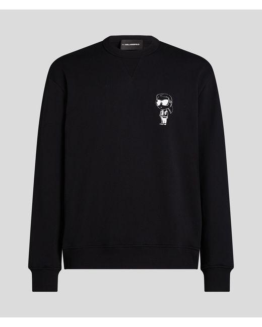 Karl Lagerfeld Blue Ikon Graphic Sweatshirt for men