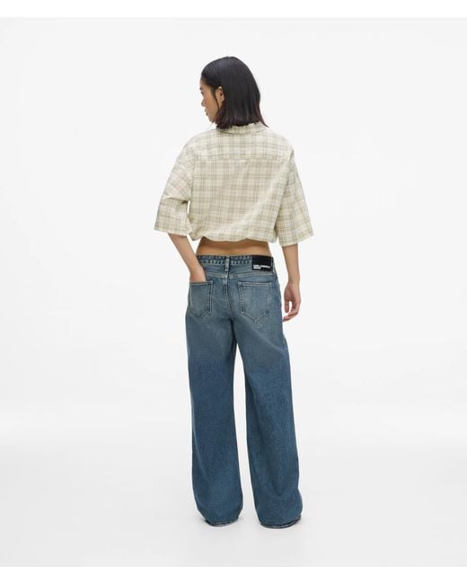 KL Jeans Blue Distressed Mid-Rise Relaxed Jeans