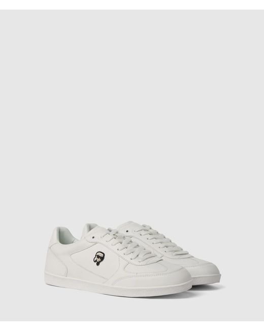 Karl Lagerfeld White Ikon Nft Patch Sneakers