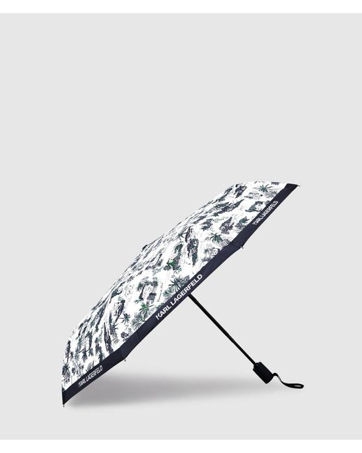 Karl Lagerfeld Multicolor K/Signature Villa De Vigie Small Umbrella, Multicoloured