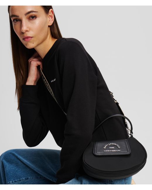 Karl Lagerfeld Black Rue St-Guillaume Shoulder Bag