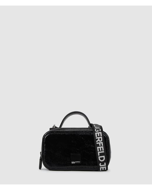 KL Jeans Black Mini Crossbody Bag