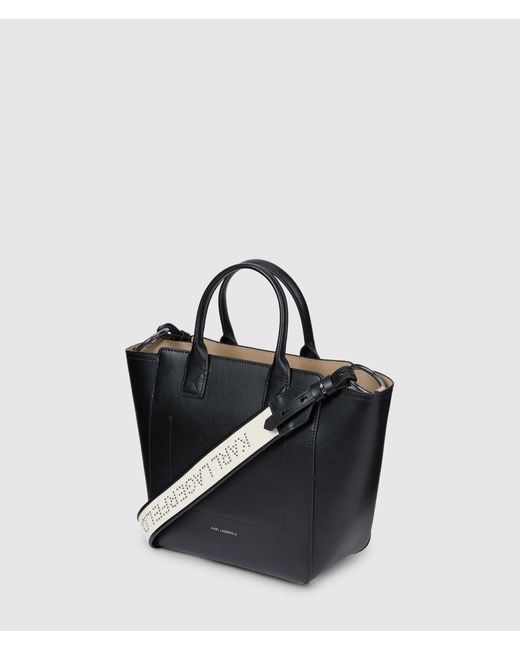 Karl Lagerfeld Black K/Daily Small Pocket Tote Bag