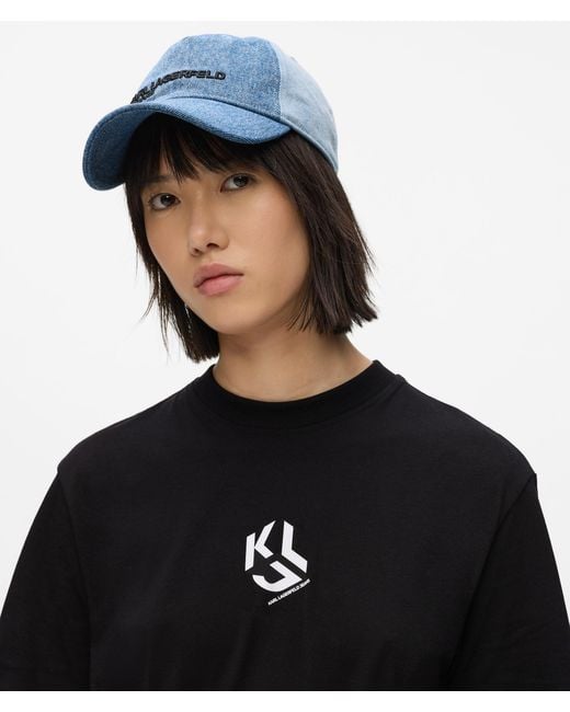 KL Jeans Black Regular-Fit Monogram T-Shirt