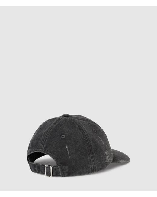 KL Jeans Black Washed Karl Quote Cap